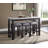Phulkana 3 - Person Marble Top Four Leg Dining Set