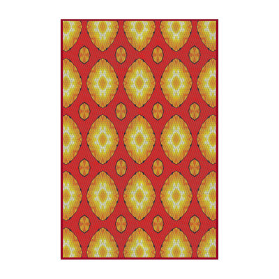 Orange Tapis décoratif