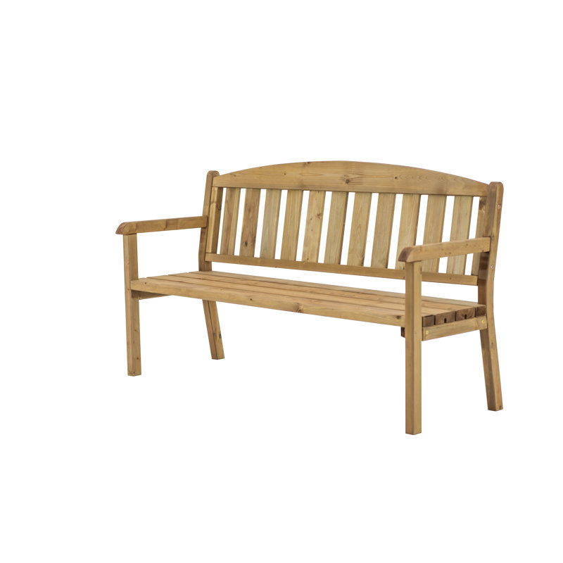 Wood Arbour, Brown, 97cm H x 170cm W x 63cm D
