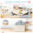 Sectional Sofa Furniture Sets, Corduroy Fabric Sectional Couches, Upholstered Sectional Sofa, 2 Seat Sofa Couch For Living Room, Apartment-961407455