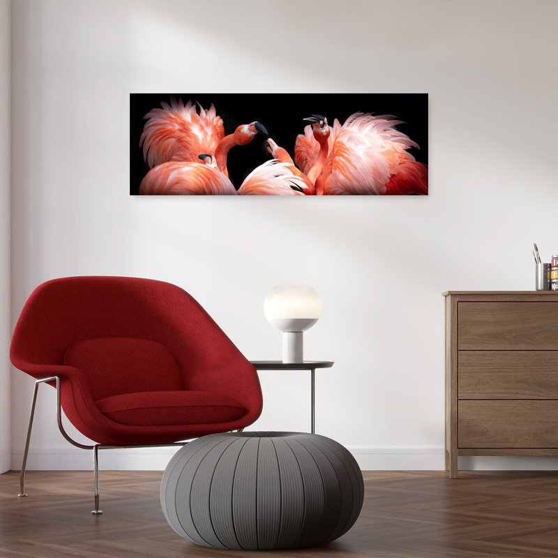 Flamant rose, flamant rose, H 36 po x l 12 po