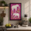 Symmetrical Elephants And Bloom Eclectic - Print-136764670-136764671