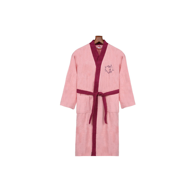 Cotton Above Knee Bathrobe with Pockets