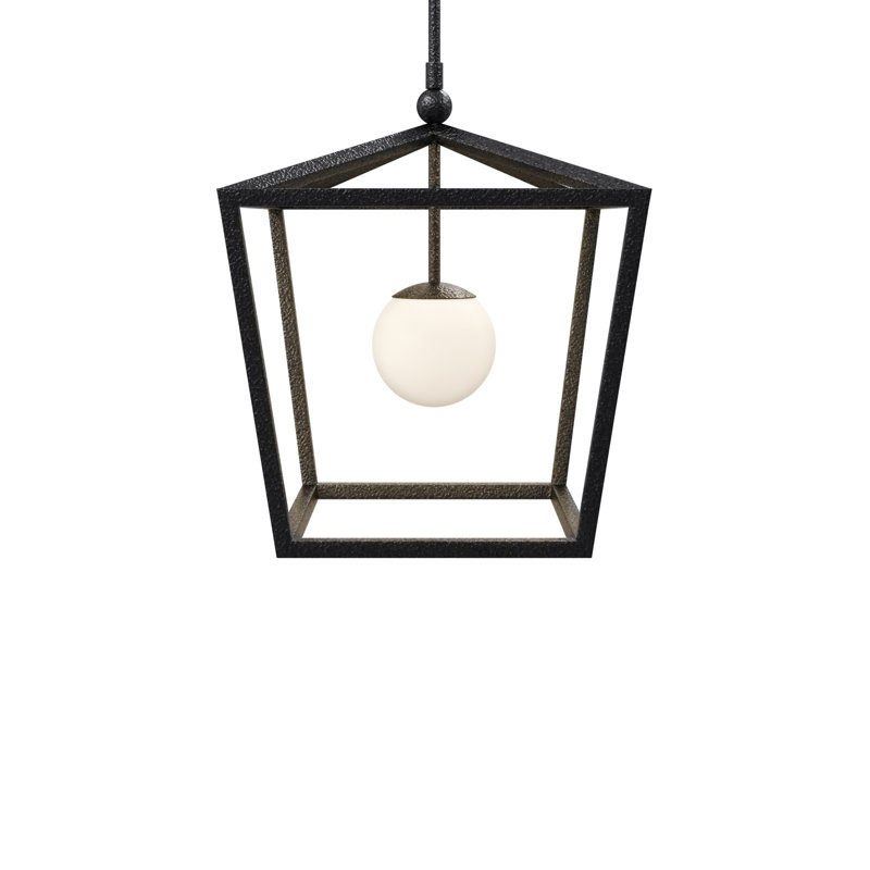 Denison Outdoor Hanging Light, 24.5" H x 18" W x 18" D