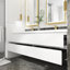 Ensemble de meuble-lavabo double 72 avec plateau Zenovie-425534672