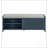 Distressed Shutter Storage Bench with Acacia Veneer for Retro Charm for Living Room, Entryway ()-328384137