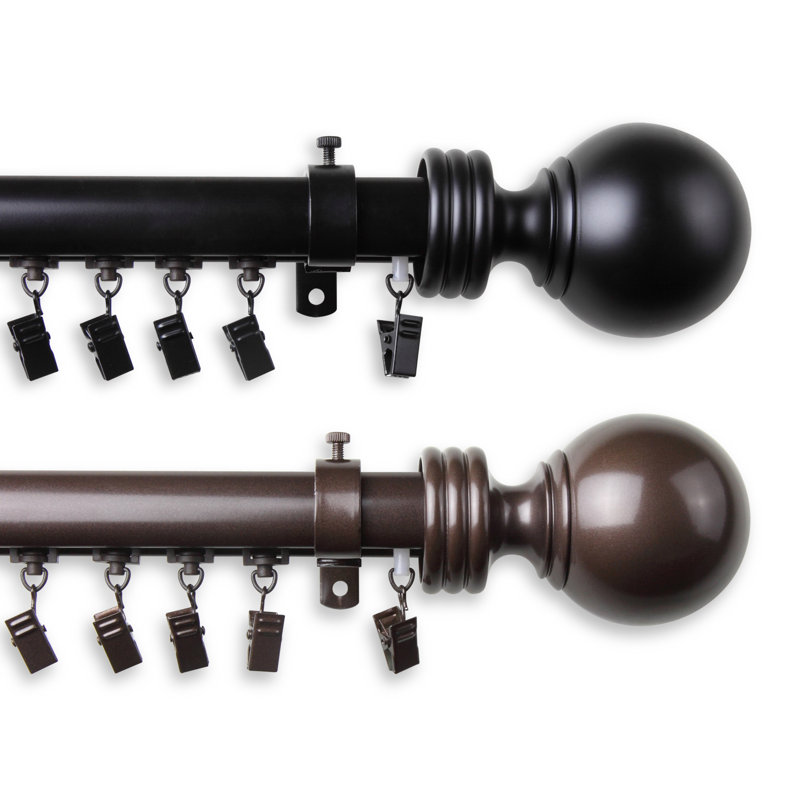 Barre transversale sans fil Sphere, 48" – 86", Noir