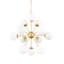 Lustre linéaire moderne Spoutnik 11 lumières Adeola-99981649