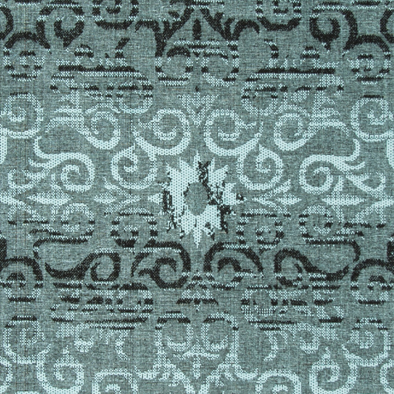 Tapis géométrique Alissha Performance, Rectangle 4 pi x 6 pi