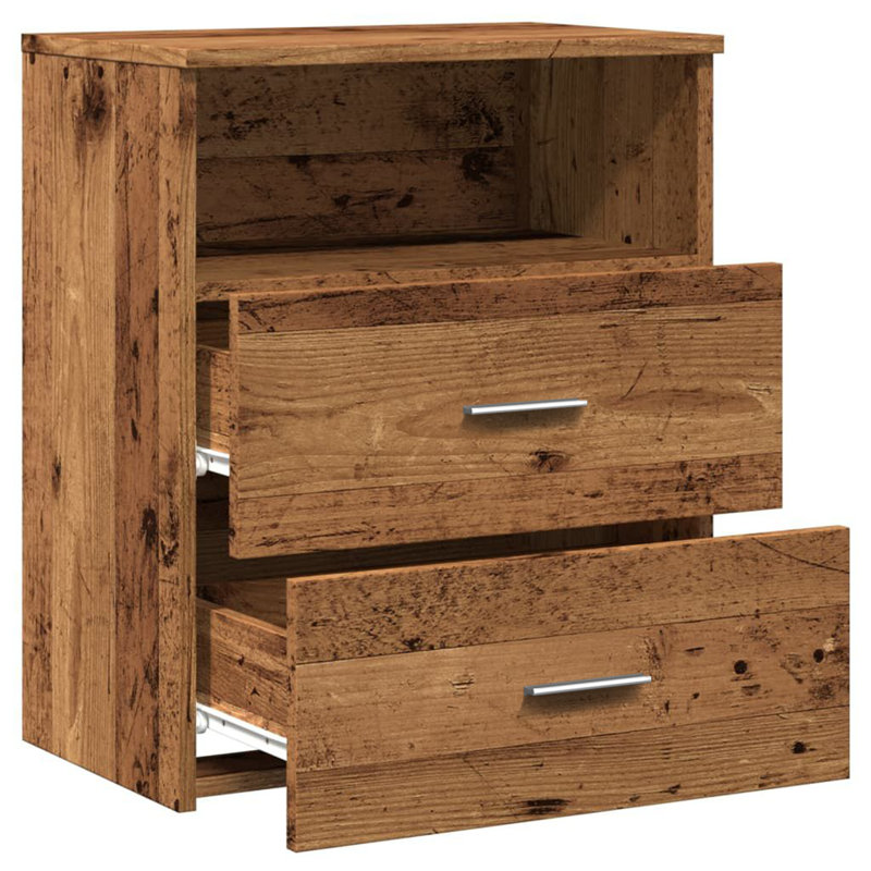 Bedside Table, Old Wood