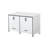 Double Bath Vanity with Cultured Marble Top-1490437188