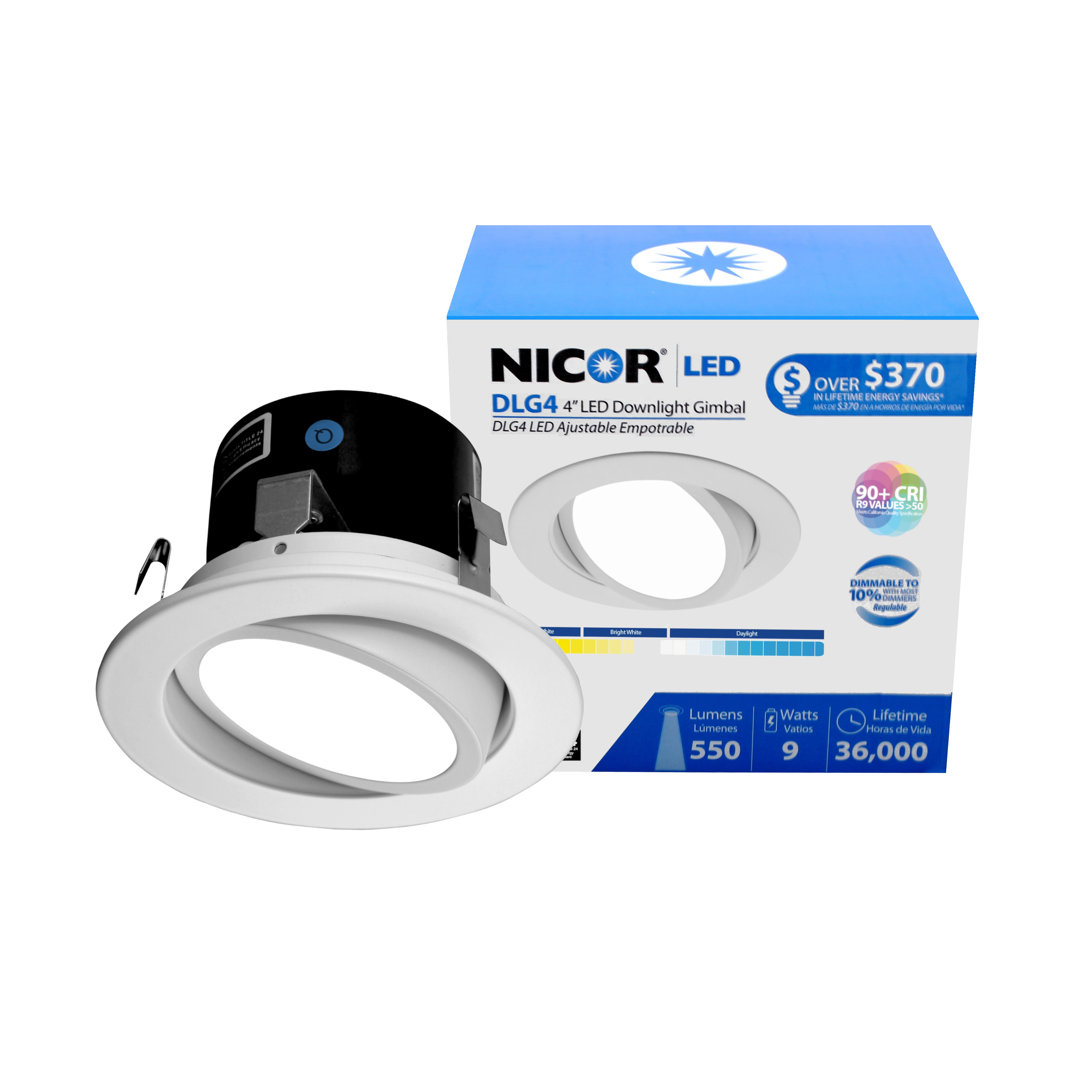 5'' Dimmable Air-Tight LED Retrofit Recessed Lighting Kit NICOR Lighting