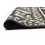 Tapis noir traditionnel Oushak Chobi