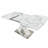 Hine Modern Dining Table Extendable Dining Table Faux Marble Table Top Ktichen Table-201710867-201710868
