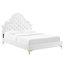 Lit plateforme performant en velours Gwyneth-1197114369-1105185572