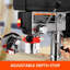 Perceuse d'établi 13 pouces avec moteur à induction 7,5 ampères, vitesse variable de 288 à 3084 tr / min, table de travail inclinable de 0 à 45 ° 10 x 10 po, fabrication en fonte durable pour le bois et le métal