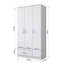 Hovag 3 Door Manufactured Wood Wardrobe
