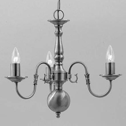Roosevelt 3 - Light Geometric Chandelier, Gunmetal