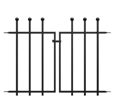 70cm H x 93cm W Steel Gate