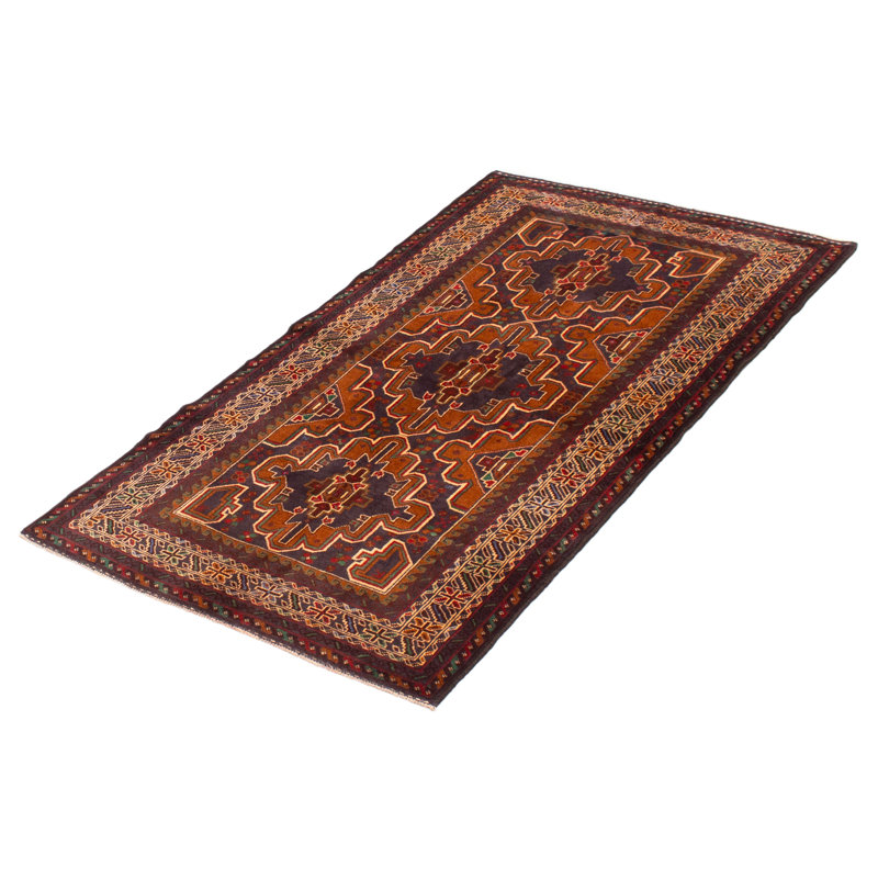 Teimani Brown Rug 3'8" x 6'7"