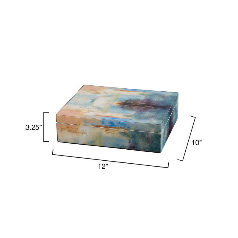 Colorwash Decorative Laquered Box