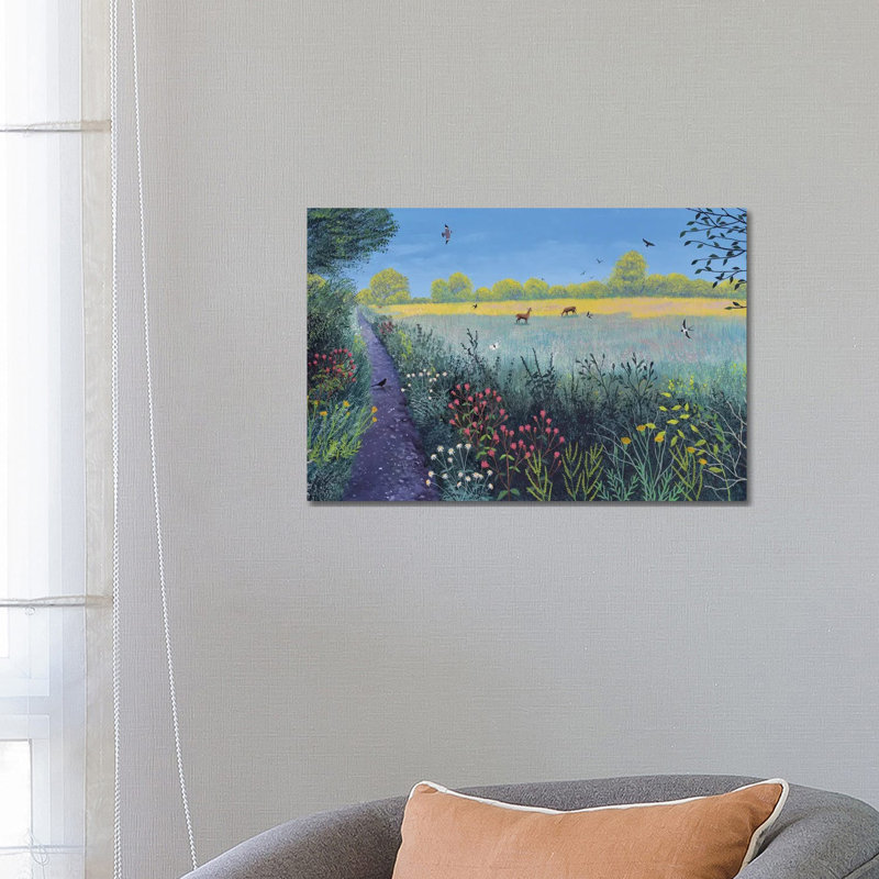 Down Summer Lane by Jo Grundy - Wrapped Canvas Gallery-Wrapped Canvas Giclée, 45.72cm H x 66.04cm W