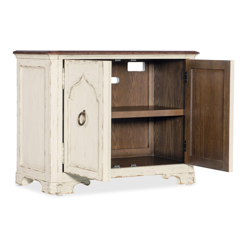 Americana Two-Door Nightstand, Cream/Beige