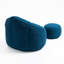 Fauteuil à billes bleu rembourré en mousse pour les loisirs de lecture