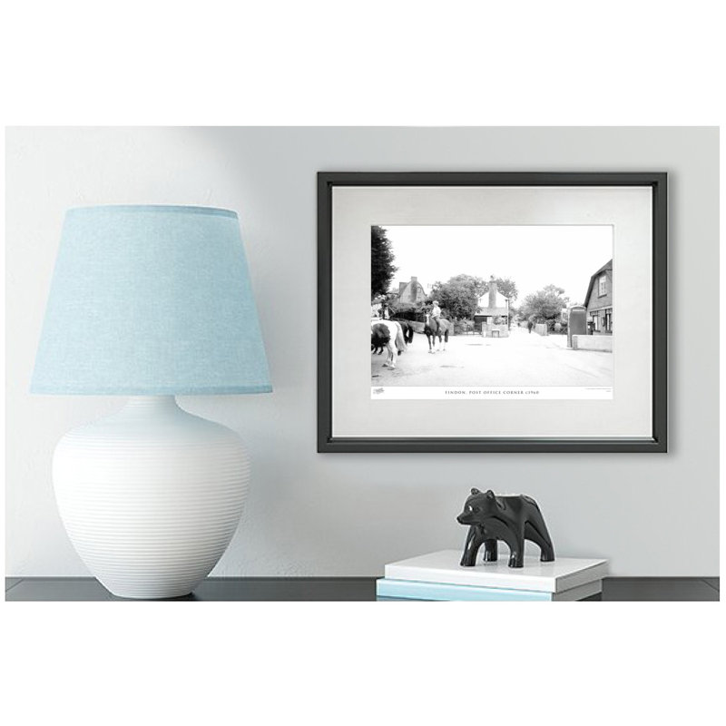 Findon, Post Office Corner C1960 by Francis Frith - Single Picture Frame Print, 60cm H x 80cm W x 2.3cm D