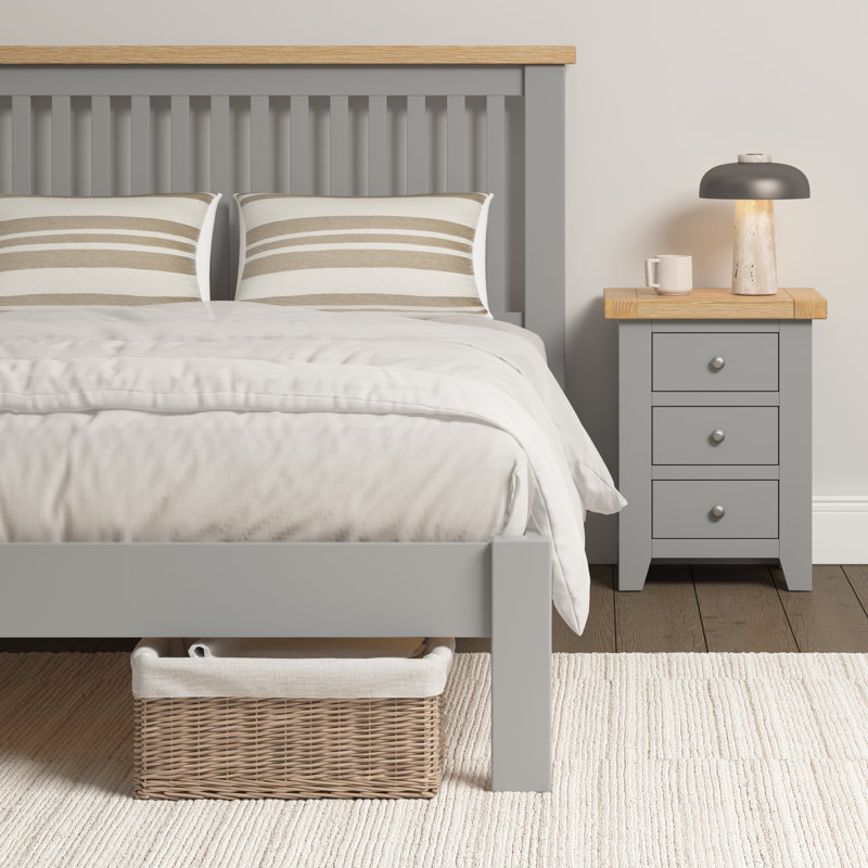 Windsor Bedframe, Kingsize (5'), Grey