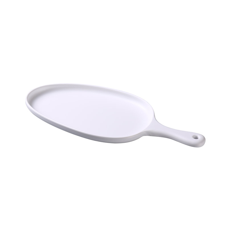 Poêle à frire en mélamine Moderne YancoMelamine, Blanc, 6.5"