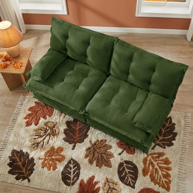 Boneless 77 " Loveseat Cloud Sofa Couches For Living Room 2 Seater Removable Oversized Loveseat Sofa Couch For Small Space, Apartment