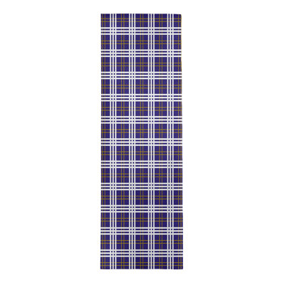 Tapis à carreaux mauve