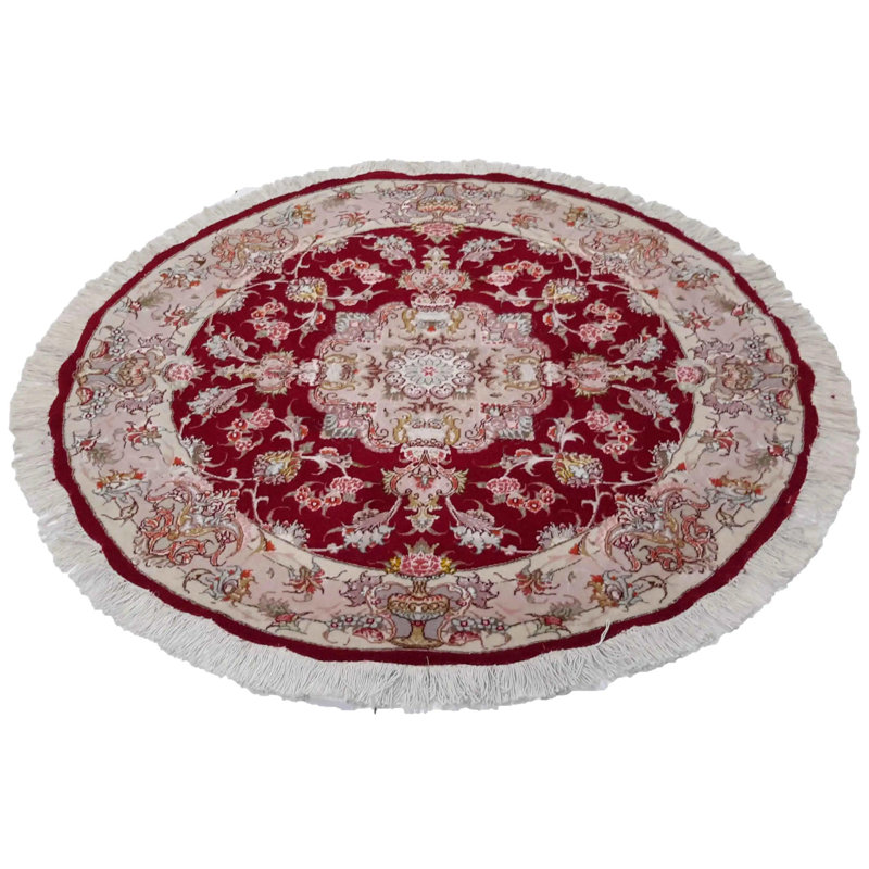 Kassadi Oriental Area Rug in Red