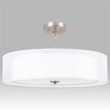 Anaie 3 - Light Dimmable Drum Chandelier