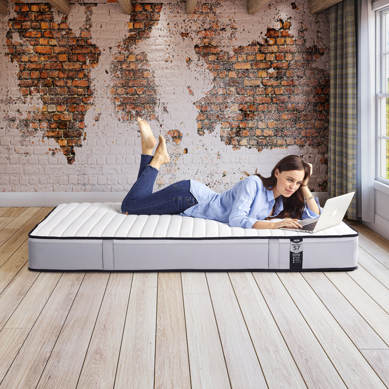Jay-Be Benchmark S7 Tri-brid Eco-Friendly Mattress, Single (3')