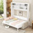 Queen Murphy Bed with Sofa-365989601