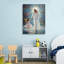 Jesus Walking on Water Canvas Wall Art Framed Faith Home Decor 16x24 Inch