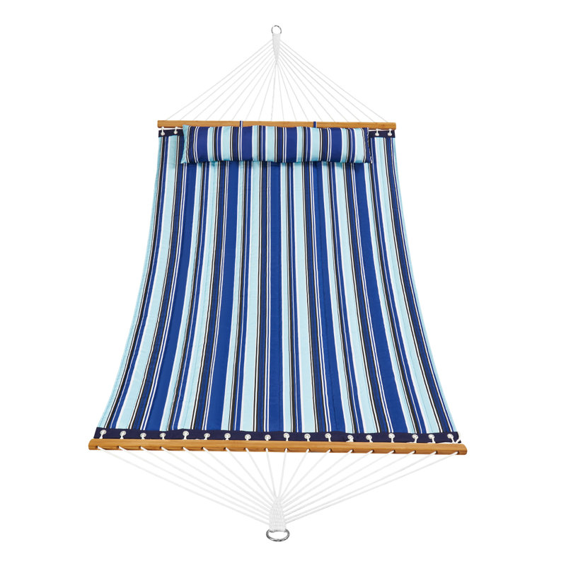 Hamac pour bar Cambel, Bleu / rayures bleu clair