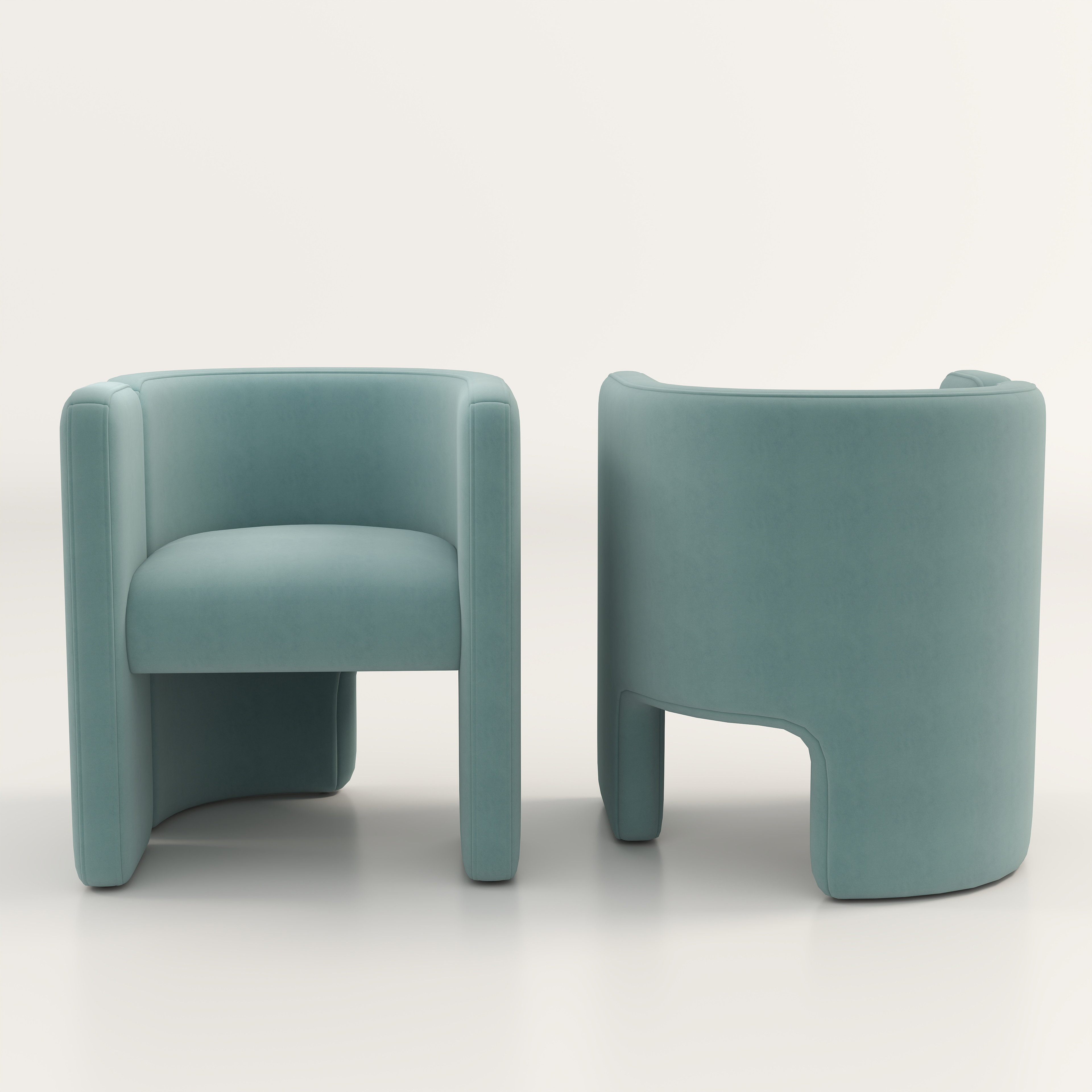 Jaimyn Upholstered Barrel Chair (Set of 2)