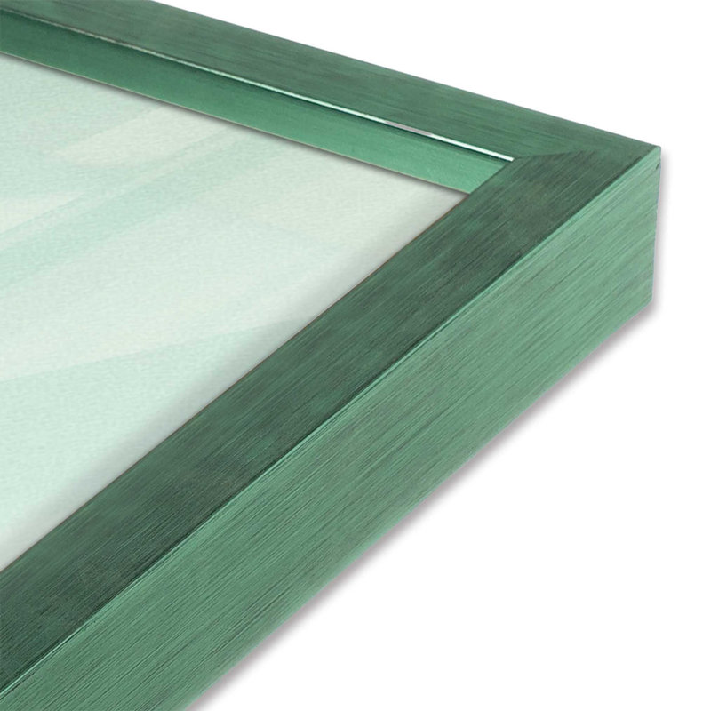 «Seacliff Whispers V1», impression encadrée sur papier par Azure Artisanal Studio, Citronnelle