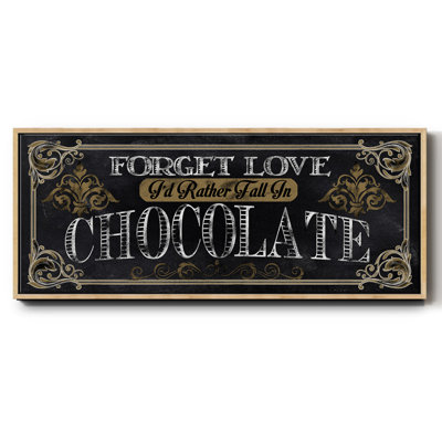 Chocolate- Framed Canvas