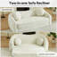 Canapés convertibles à compression, fauteuil inclinable 86 po Chenille
