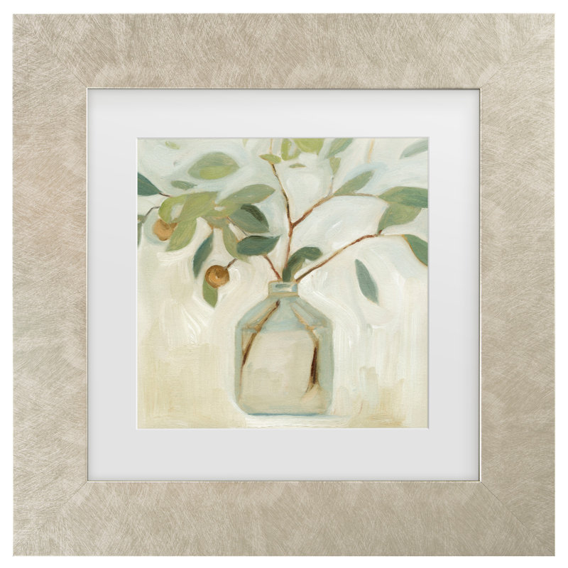 «Neutral Arrangement I» par Emma Scarvey, H 14,5 po x l 14,5 po x P 0,625 po, Champagne