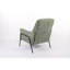Chaises d'appoint confortables, tissu vert, méridienne industrielle moderne pour la maison