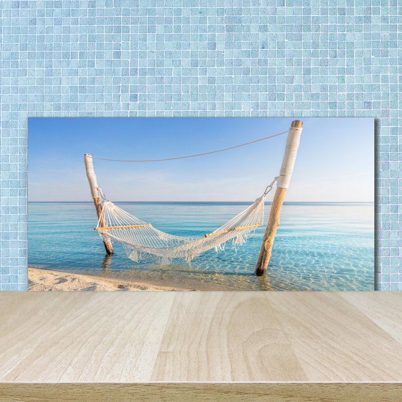 50cm W x 100cm L Glass Peel and Stick Panel
