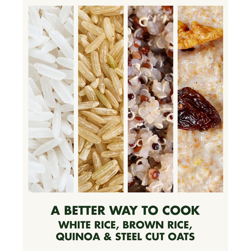 GreenPan Traditional Rice & Grain Cooker, Black