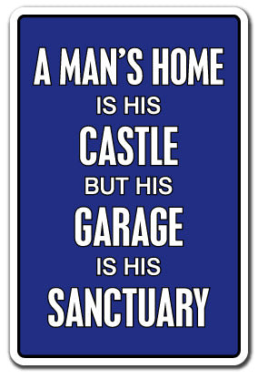 Un garage Mans est son sanctuaire