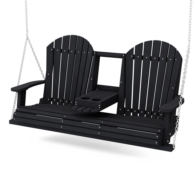 Balancelle 5 pi avec console Heritage, Noir