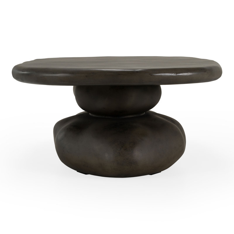 Table basse Coates - Fiberform gris moderne